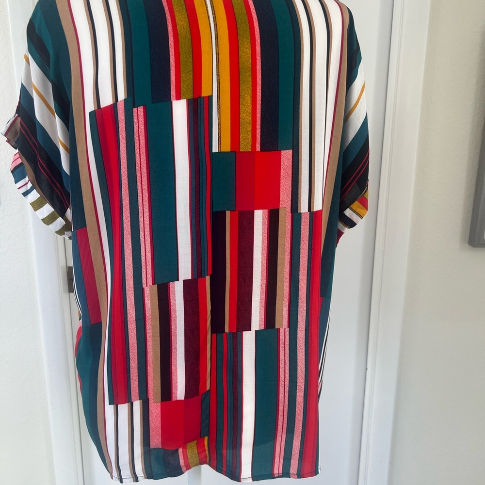 Shein Multi Colored Blouse - Picture 3 of 4